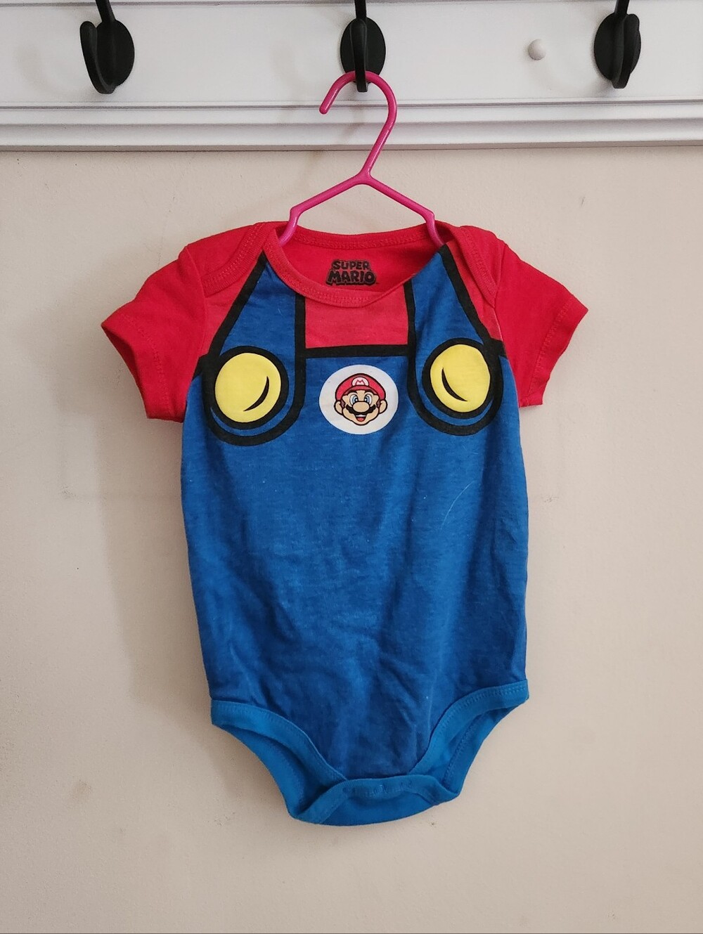 🎉 12m Super Mario Themed Onsie